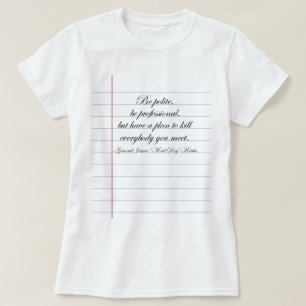 Camiseta Cita "Sé amable" del general Mad Dog Mattis