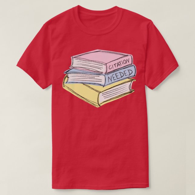 Camiseta Cita Se Necesitan Libros Coloridos pastel (Diseño del anverso)
