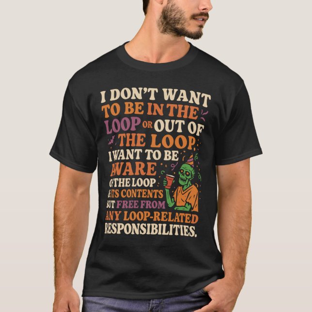Camiseta Cita Sin Responsabilidades De Bucle (Anverso)