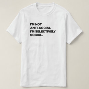 Camiseta Cita social selectiva
