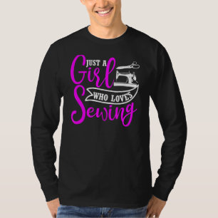 Camiseta Cita sólo a Chicas que aman la costura