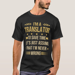 Camiseta Cita Traductora de Traducción Cuta para Traductor