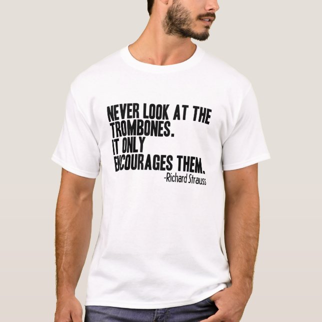 Camiseta Cita trombónica (Anverso)