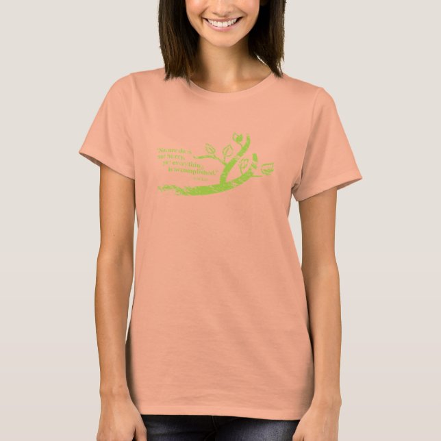 Camiseta Cita tzu lao con una rama (Anverso)