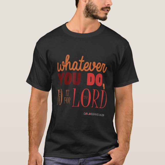 Camiseta Cita verbal de la Biblia cristiana - Regalo de 3_2 (Anverso)