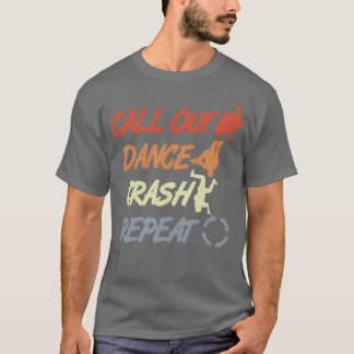 Camiseta Cita vintage de breakdancing antigua