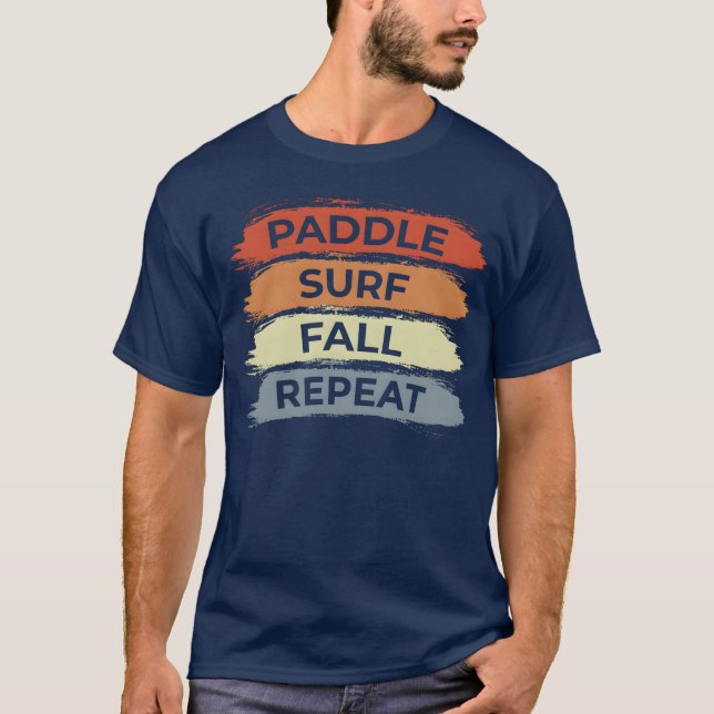 Camiseta cita vintage de surf (Anverso)