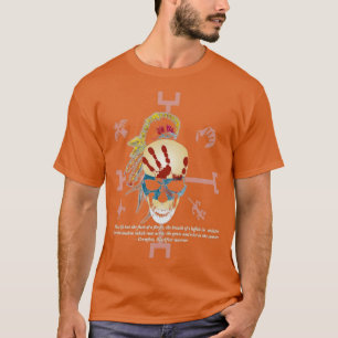 Camiseta Cita y cráneo nativos estadounidenses