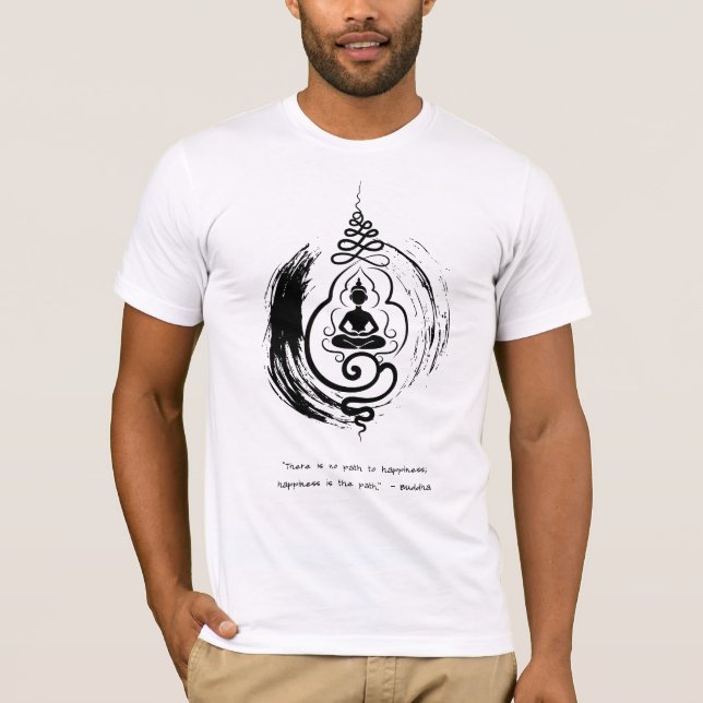 Camiseta Cita Zen: Sabiduría y meditación (Anverso)
