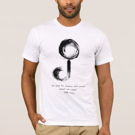 Camiseta Cita Zen: Sabiduría y meditación