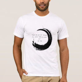 Camiseta Cita Zen: Sabiduría y meditación