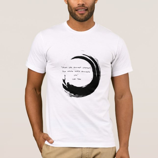 Camiseta Cita Zen: Sabiduría y meditación (Anverso)