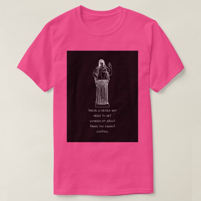 Camiseta Citación de mitología griega 17 (Diseño del anverso)