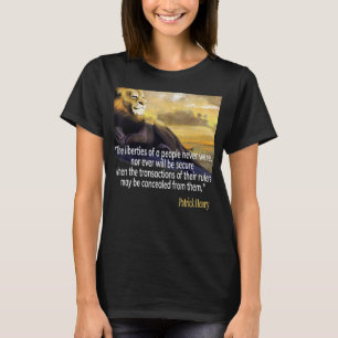 Camiseta Citación de Patrick Henry
