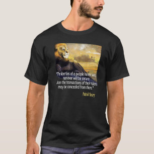 Camiseta Citación de Patrick Henry