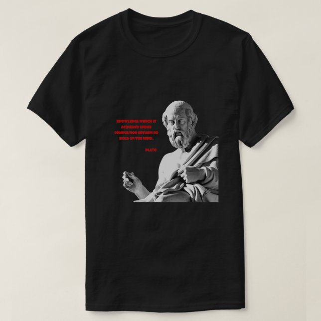 Camiseta Citación de Platón (Diseño del anverso)