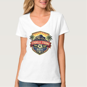 Camiseta Citadelle Fuerte Haití 2026 Regalo de Cresta de Fú
