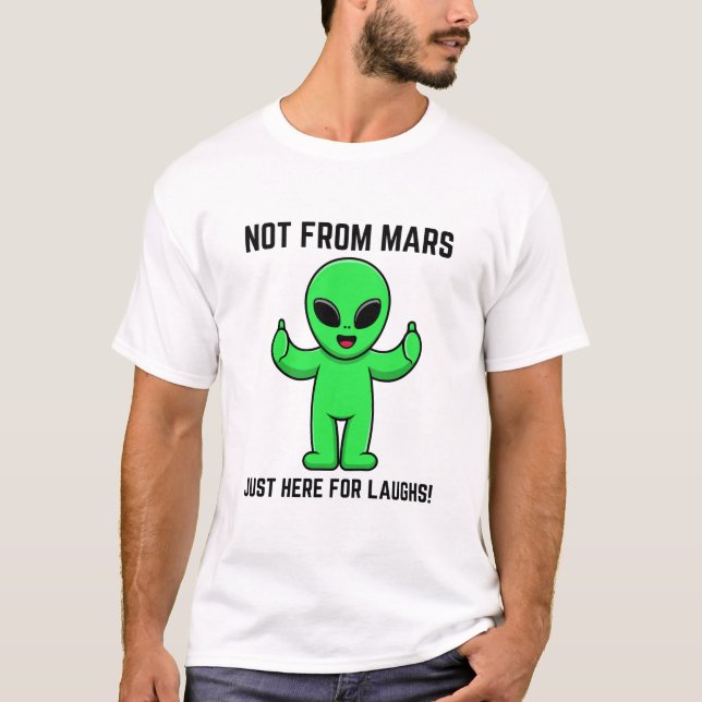 Camiseta citas alienígenas divertidas (Anverso)