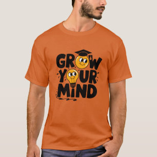 Camiseta citas crecen tu mente vintage