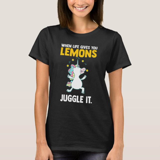 Camiseta Citas Cuando La Vida Te Da Lemones Que Lo Maltrata (Anverso)