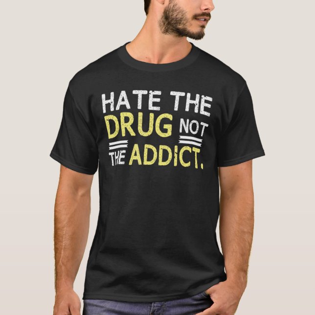 Camiseta Citas de adicción que recuperan drogas adictas al  (Anverso)