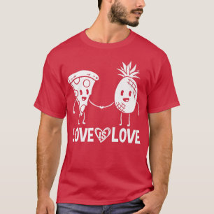 Camiseta Citas de alimentos divertidas de piña hawaiana par