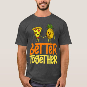 Camiseta Citas de alimentos divertidas de piña hawaiana par