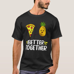 Camiseta Citas de alimentos divertidas de piña hawaiana par