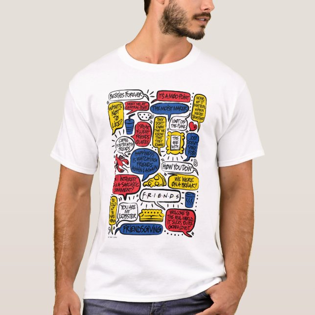 Camiseta Citas de amigos™ (Anverso)