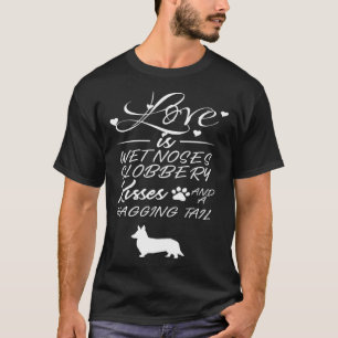 Camiseta Citas de amor de mi perro Cardigan Welsh Corgi