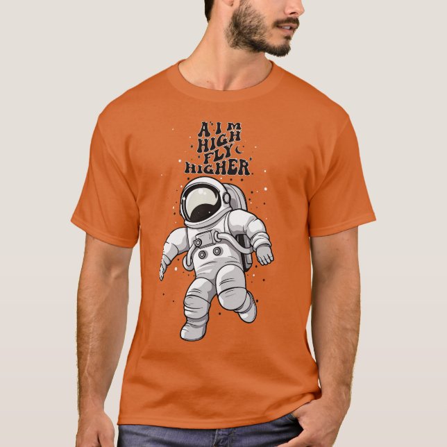 Camiseta Citas de astronautas (Anverso)