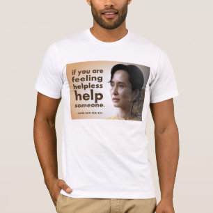 Camiseta Citas de Aung San Suu Kyi