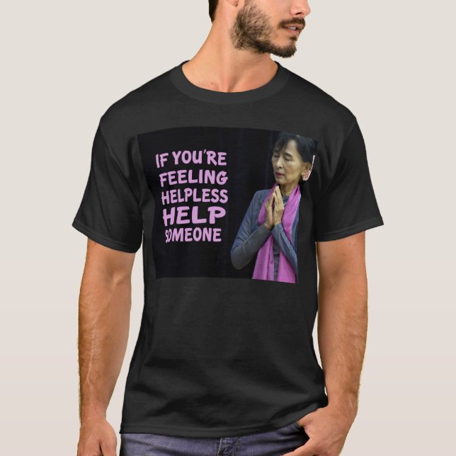 Camiseta Citas de Aung San Suu Kyii (Anverso)