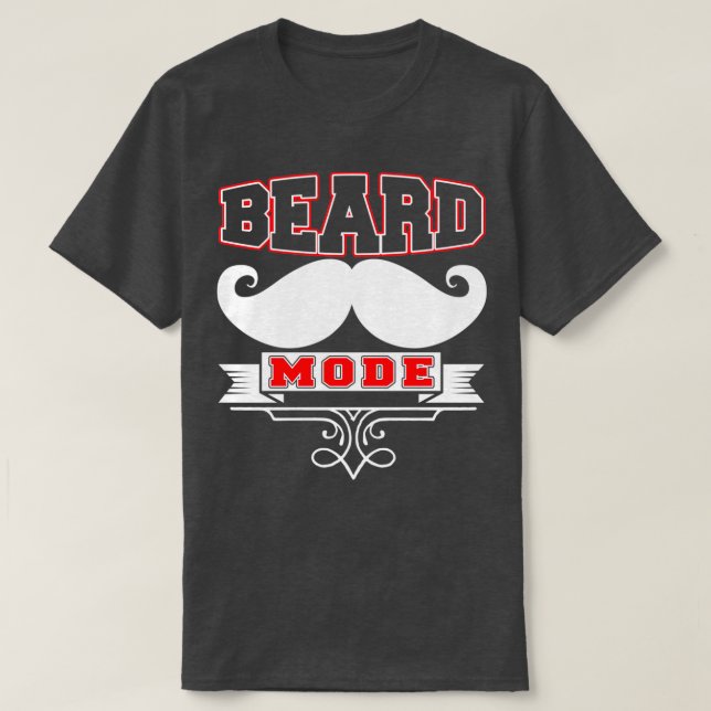 Camiseta Citas de barba divertidas en modo de barba 1 (Diseño del anverso)