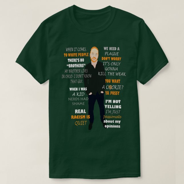 Camiseta Citas de Bill Burr (Diseño del anverso)