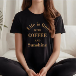 Camiseta Citas de café bebebedores divertidas