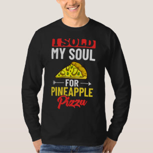 Camiseta Citas de comida hawaiana de piña para pizza hawaia