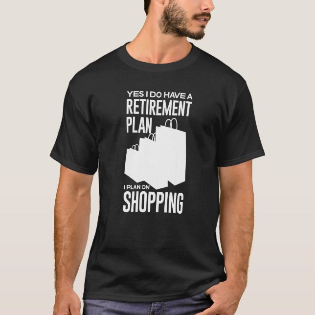 Camiseta Citas de compra Chistes de compras (Anverso)