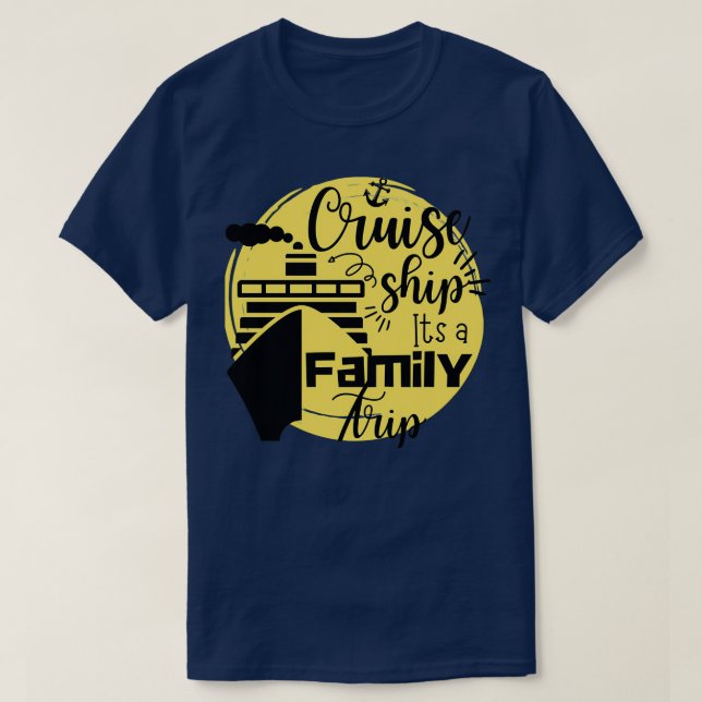 Camiseta Citas de cruceros para cruceros familiares (Diseño del anverso)