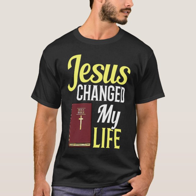 Camiseta Citas de estudio de Jesús Biblia Cross Nazareth (Anverso)