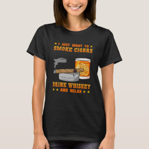 Camiseta Citas de fumador de puros fumando 3
