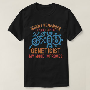 Camiseta Citas de Genética, Especialización en Genética