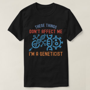 Camiseta Citas de Genética, Especialización en Genética