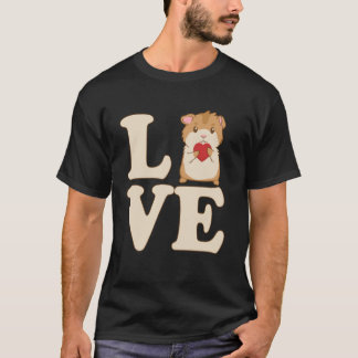 Camiseta Citas de hámster de amor Hámster roedor mascota an