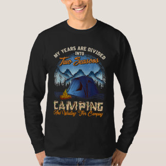 Camiseta Citas de humor al aire libre de camping divertidos