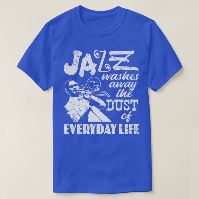 Camiseta Citas de iconos de jazz (Diseño del anverso)