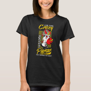 Camiseta Citas de Implantes de Piernas Dermales de Piercing