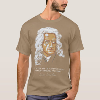 Camiseta Citas de Isaac Newton