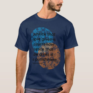 Camiseta Citas de justicia de Mahatma Gandhi vintage