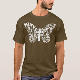 Camiseta Citas de la Biblia cristiana con el motivo de la m